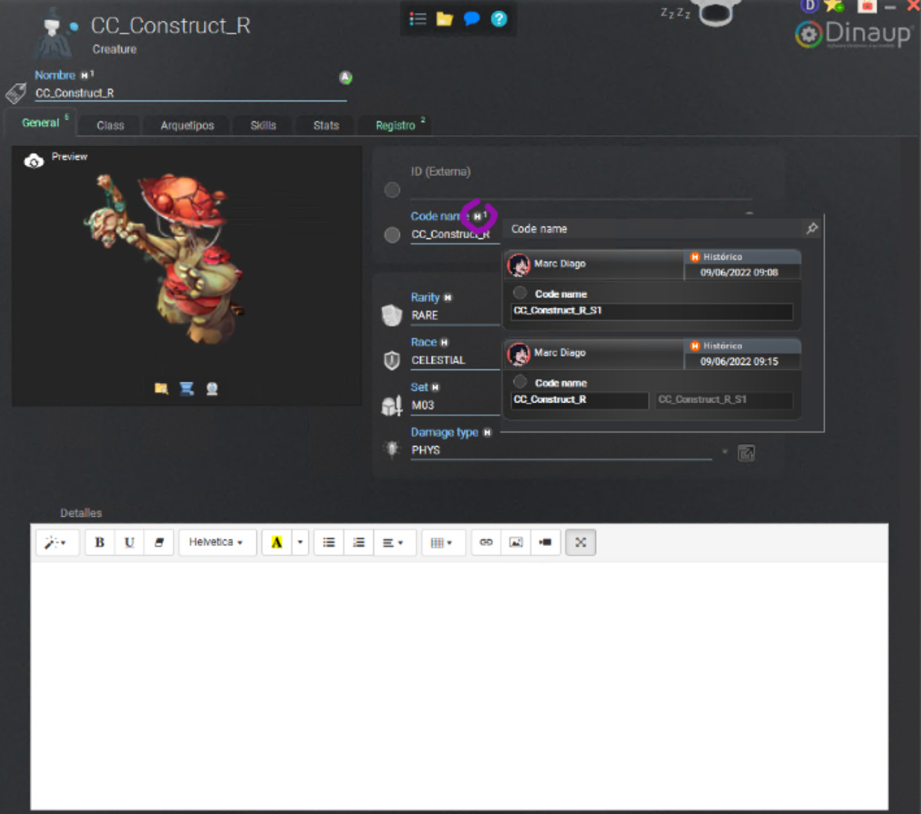 Soul Breach - Formulario de criatura